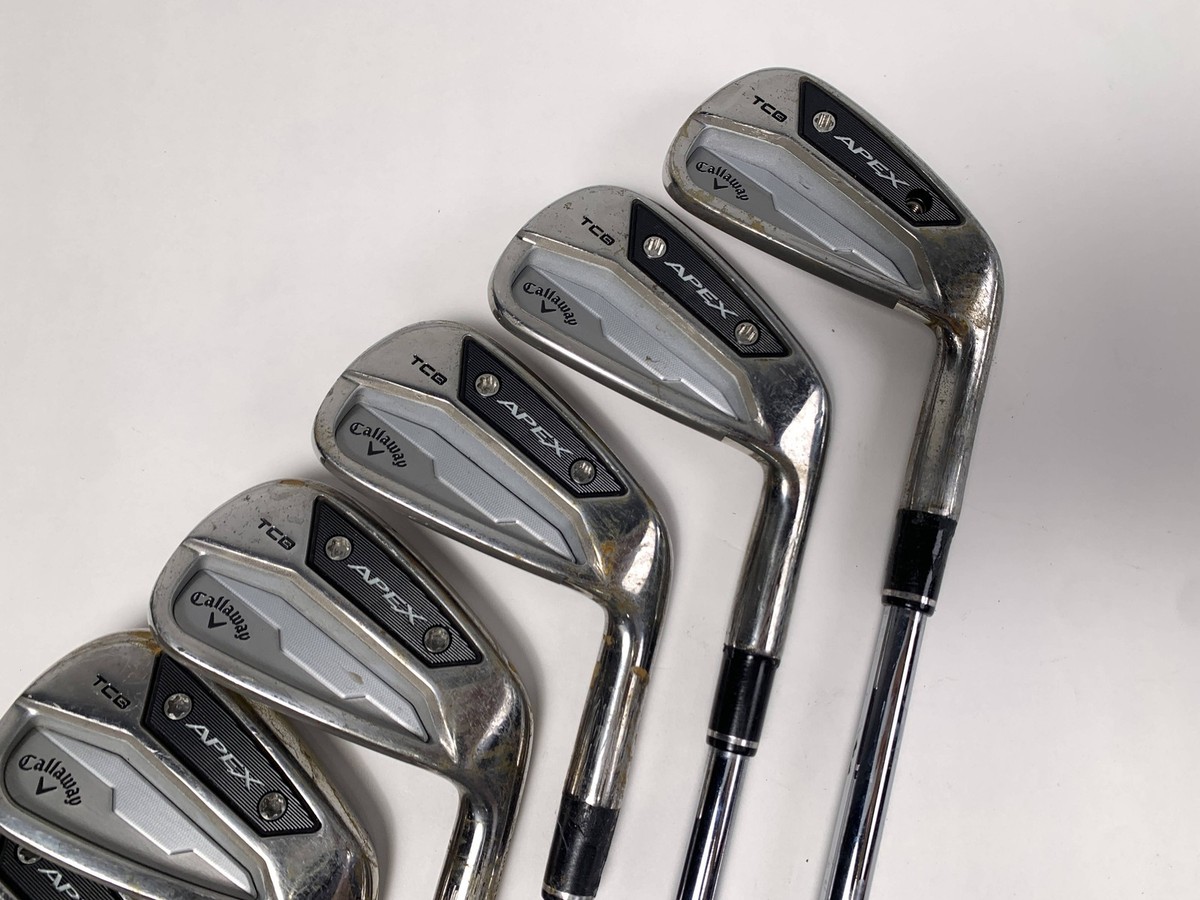 Callaway Apex TCB 24 Raw Iron Set 4-PW Project X LZ 6.0 120g Stiff