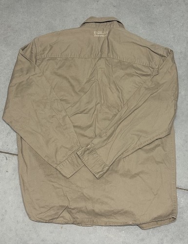 Magellan Sportswear Camo Shirt Men’s M Khaki Hunting Button Up Realtree Outdoor - Picture 3 of 3