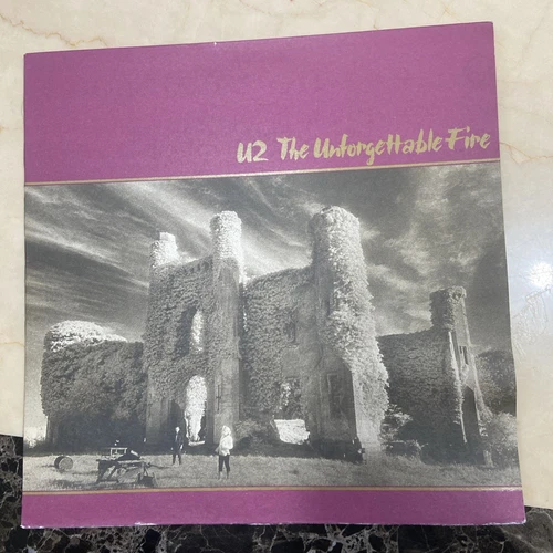 VINYL LP U2 THE UNFORGETTABLE FIRE UK 1ST PRESSING STEREO ISLAND U25 VG/VG+