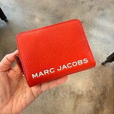 Marc Jacobs 4S5SMP078S01 Mini Compact Wallet Pebbled Leather Sunset 178