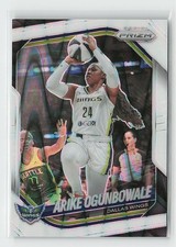 2025 Panini Prizm WNBA #73 Arike Ogunbowale White Seismic Prizms