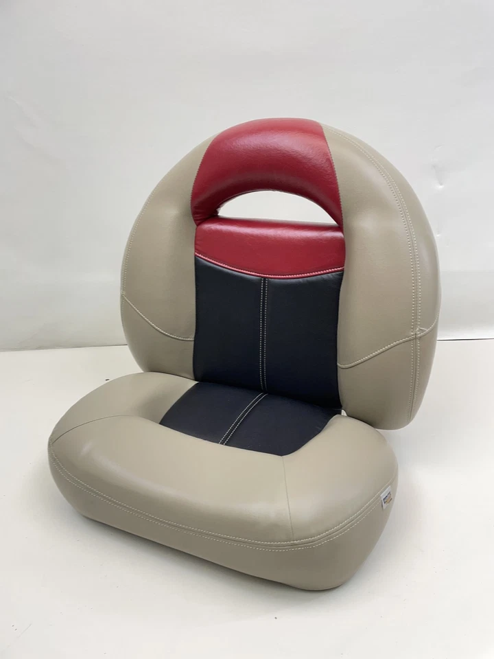 WISE 8WD1451-857 ASIENTO CUBO COMPACTO BRONCEADO/ROJO/NEGRO 24" W X 21" D X 23" H BARCO Foto 3 de 4