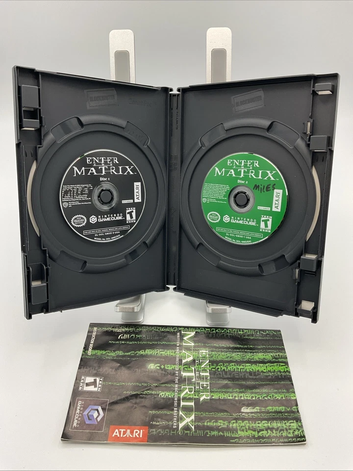 Enter the Matrix (Nintendo GameCube, 2003) C.I.B. Blockbuster Case - Image 3 of 4