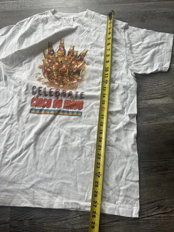 Camiseta De Colección Dos Equis Adulto Talla XL Verde Manga Corta Puntada Única Cerveza Foto 2 de 4