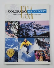 Colorado SKI Country USA Skiing Ski Resort Guide Vintage Brochure Booklet 1995