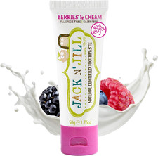 Natural Certified Toothpaste for Kids - Fluoride Free Kids Toddlers Toothpa...