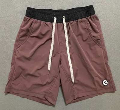 Vuori Kore Lined Athletic Shorts Mauve Men s XS 7  Inseam Sty V302
