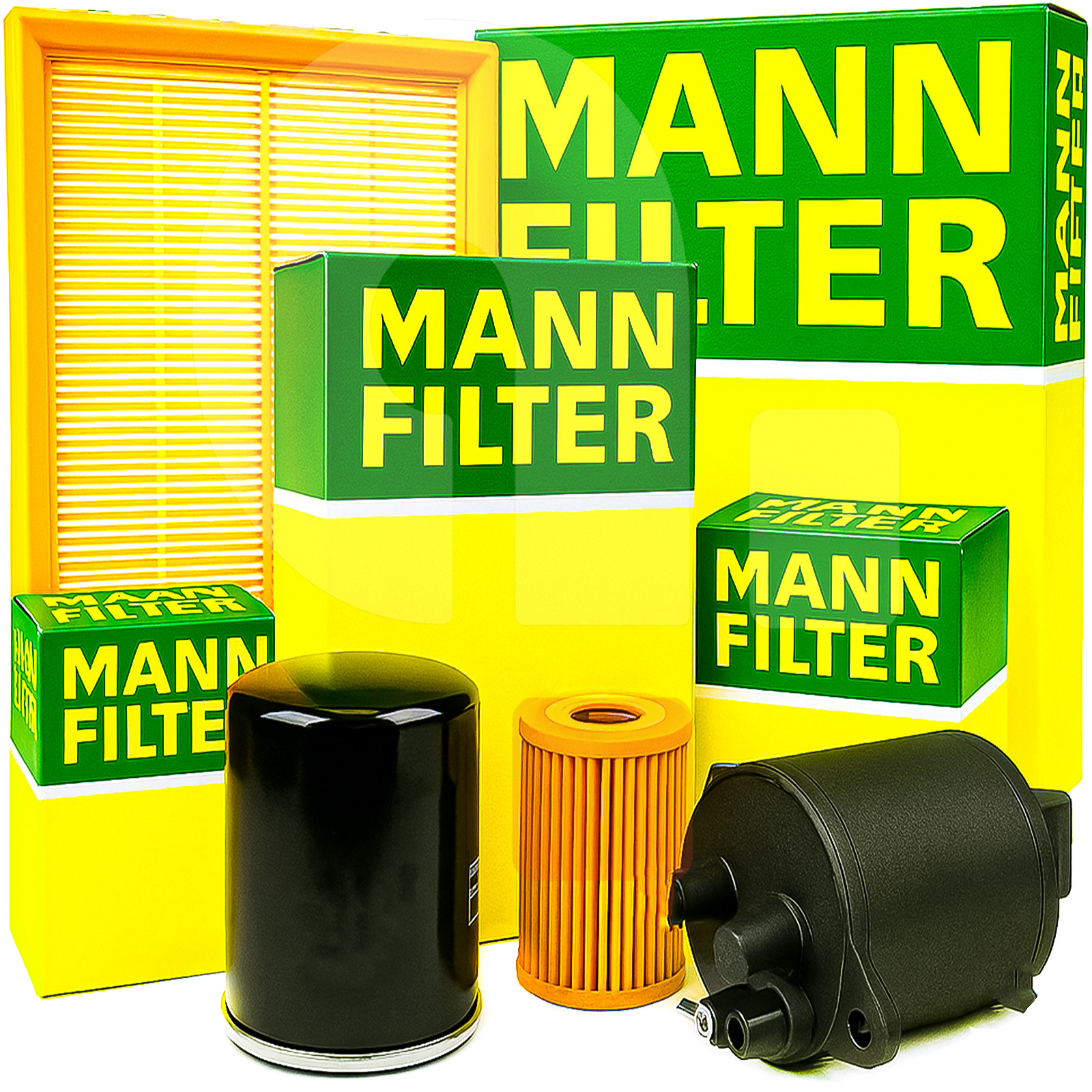 Kit Tagliando 4 Filtri Mann Kia Sportage 1.7 Crdi Dal 2016 Al 2019 - Immagine 1