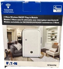 Eaton Z-wave Wireless On/OFF Plug In Module-RF96APM WHITE {N}