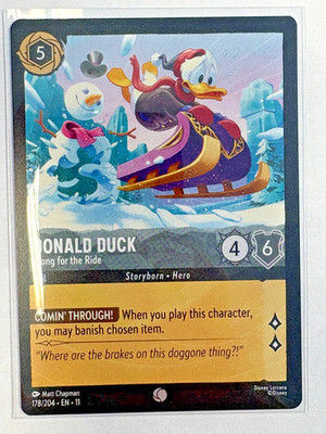 *Disney Lorcana -Einzelkarten- WS#178/204 Donald Duck - Winterspell -englisch-NM