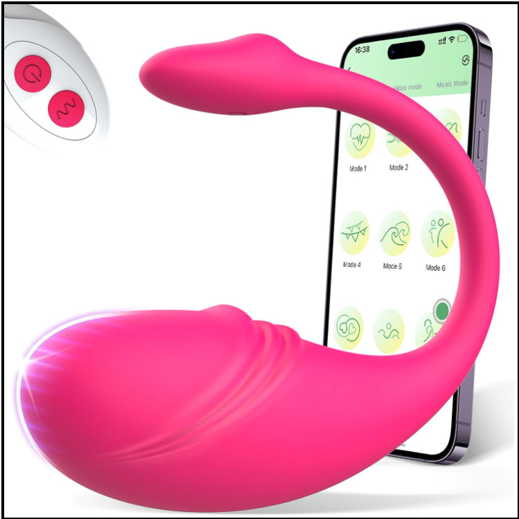 Fernbedienung Vibrator | App-Steuerung | Leise Klitoris-Stimulation