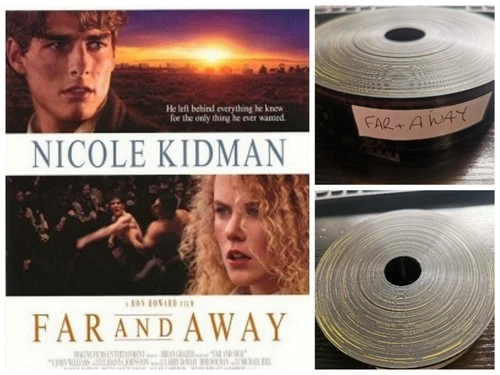 far and away 1992 rare 35 mm original trailer reel tom cruise nicole kidman