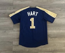 Vintage MLB Corey Hart Milwaukee Brewers Embroidered Baseball Jersey Mens Medium