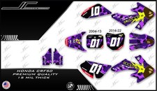 HONDA CRF50 GRAPHICS KIT DECALS THICK AND HIGH GLOSS