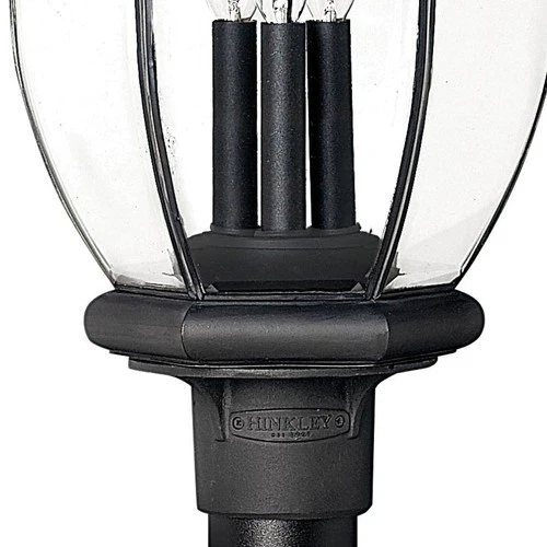 Hinkley Lighting H2447 San Clemente 26.5" Tall 3 Light Post Light - Black - Picture 3 of 8