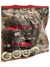 Crivit Inline Skates Herren Gr. 39 Schwarz Rot Skates