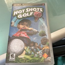 Hot Shots Golf: Open Tee PSP Sports Golf Game E10 with Case  Manual