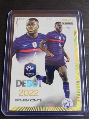 25-26 Panini Eternity Bleus 2/5 Konate Gold Debut EDF Equipe De France 