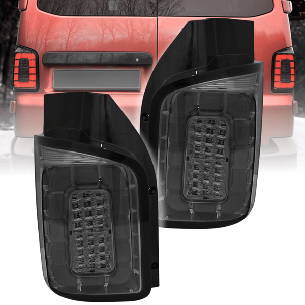 Voll LED RüCkleuchten Set Smoke Lightbar FüR VW T6 Transporter 2015-2019-image