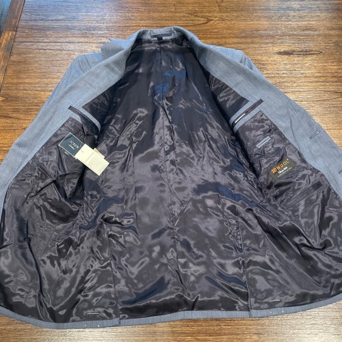 NWT FLAWED J.Crew Sz 36S Ludlow Slim-Fit Suit Jacket Italian Stretch Wool Blue - Picture 5 of 20