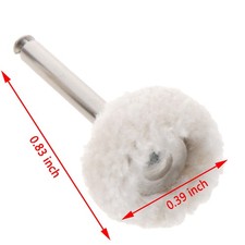 10x Dental Polishing Wheel Wool Cotton Polishing Pad Brushes Rotary Tool MD S#