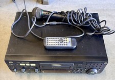 JVC XL-SV22 Video CD Karaoke Player VCD/CD Tested Working w/ Remote Microphone