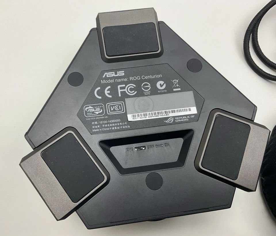 ASUS ROG Centurion True 7.1 Surround Sound Gaming Headset  10-Driver + USB Audio - Image 3 of 4