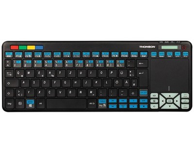 Thomson Universal-Fernbedienung 4in1 Tastatur Maus Touch-Pad für Sony Smart-TV