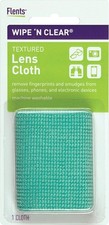 Wipe'N Clear Lens Cleaning Cloth , Remove Fingerprints  Smudges from Glasses,