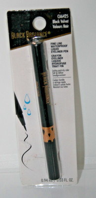 Black Radiance Fine Line Waterproof Liquid Eyeliner Pen - CA 6425 Black Velvet