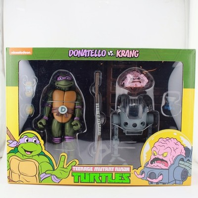NECA Nickelodeon Teenage Mutant Ninja Turtles Donatello vs Krang 2 Pack