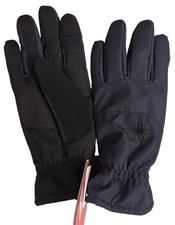 Spyder Men's Navy Black Insulated Cold Weather Winter Gloves S/M NWT