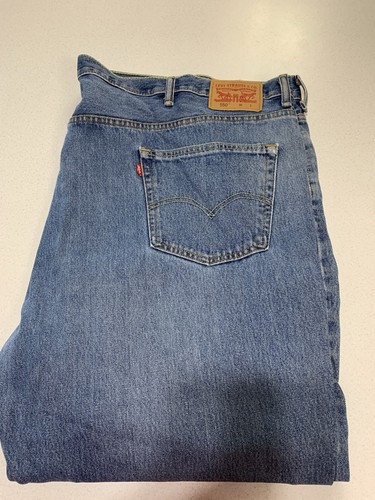 Jeans Levis Red Tab 550 Relaxed Fit Uomo 54x29 Gamma Blu 100% Cotone - Foto 1 di 10