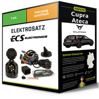 Elektrosatz 7-Pol Spezifisch für Cupra Ateca 09.2018-Jetzt NEU Inkl. EBA