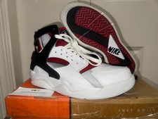 Nike Air Flight Huarache 2003 originales para hombre talla 8 305439-161 blanco/var rojo-negro-sv