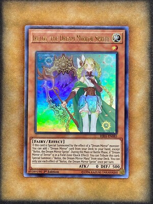 Yugioh Ikelos, the Dream Mirror Sprite RIRA-EN085 Ultra Rare 1st Ed NM