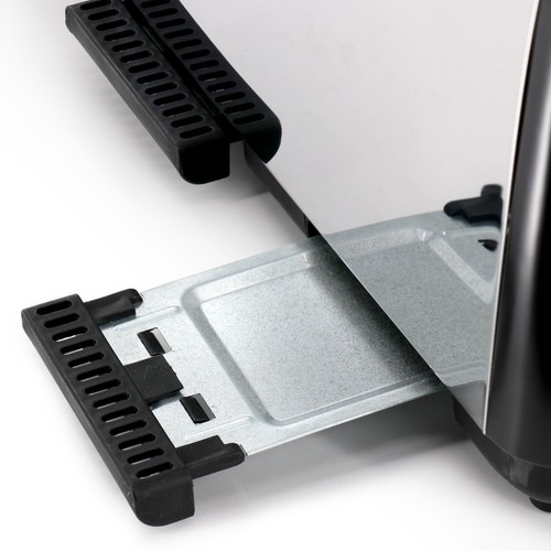 Redmond 4-Slice Wide Slot 1400W Stainless Steel Toaster in Black - Picture 5 of 5