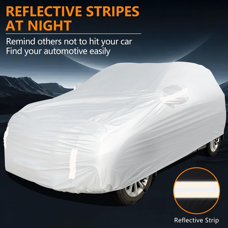 WMCHEYI Car Covers for Automobiles6 Layers Car Cover Waterproof All