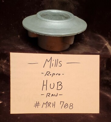 MILLS RAW ALUMINUM HANDLE HUB FOR ANTIQUE SLOT MACHINE  #MRH708