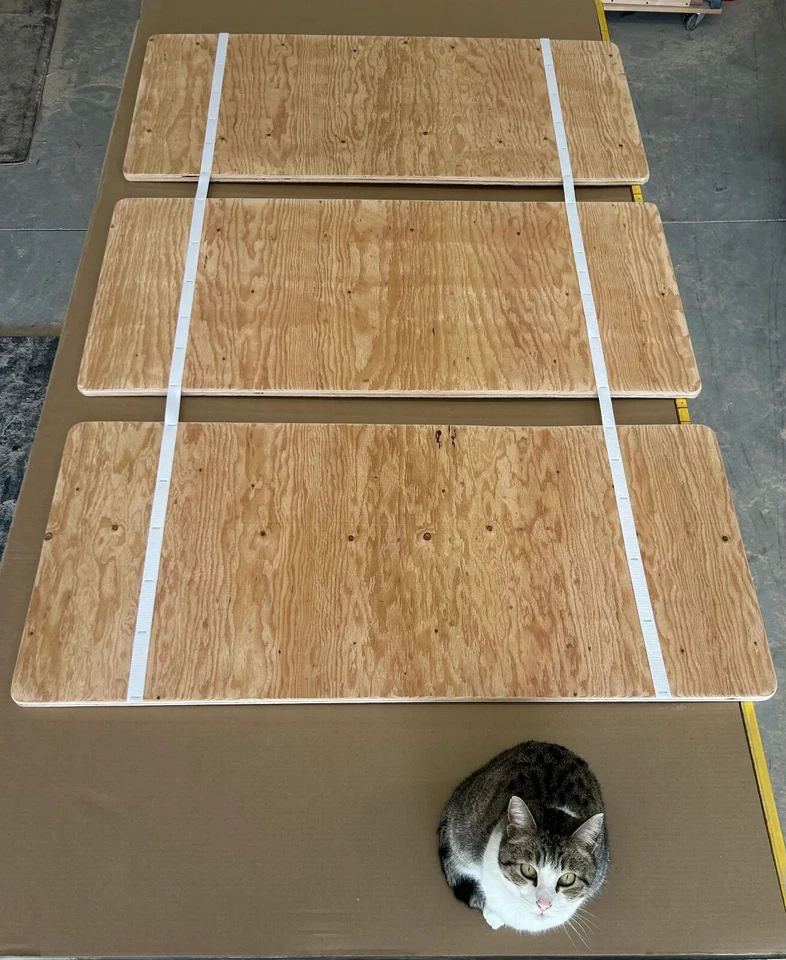 Litera Doble Listón Madera Contrachapada Plataforma Bunkie Board para Colchones Ancho Personalizado Nuevo Foto 2 de 4