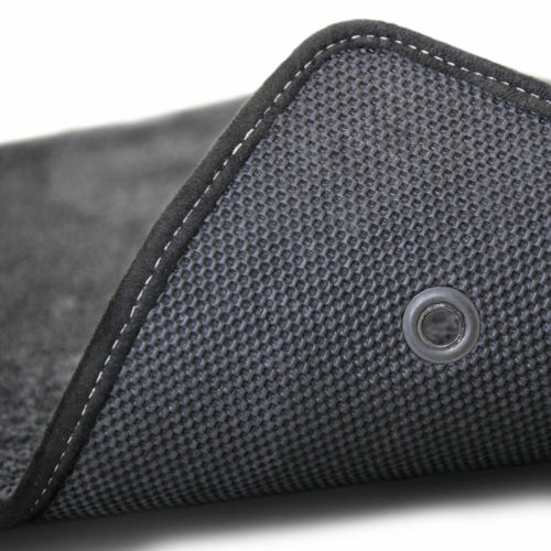 Jaguar XK8 Carpet Lloyd's Floor Mats Black Front-Fits 1997-2006 w/1 Grommet - Picture 2 of 2