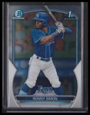 2023 Bowman #BCP-112 Ronny Simon Chrome Prospects Tampa Bay Rays