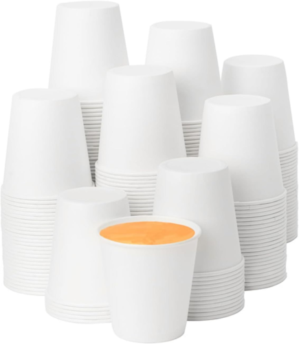 3 Oz Disposable Paper Cups, 600 Count for Bathroom and Party Use - Picture 9 of 12