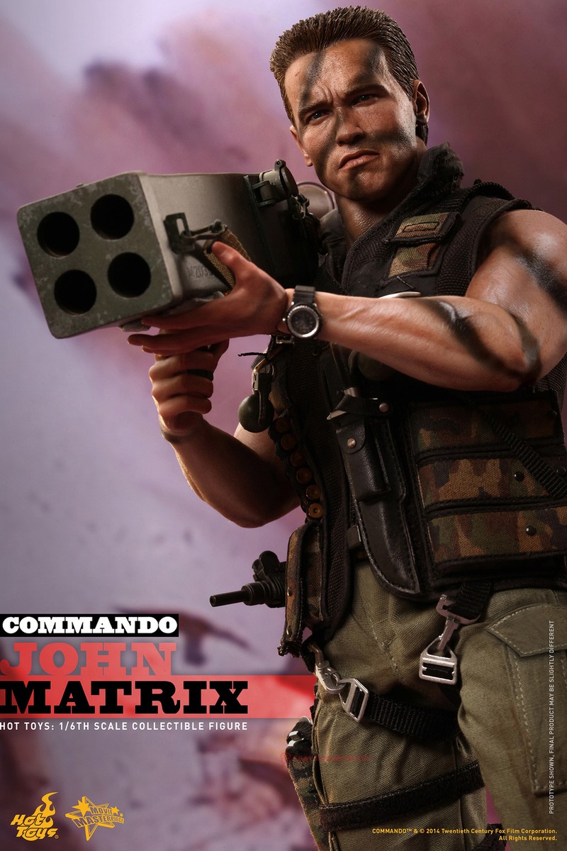 未使用 ホットトイズ コマンドー 1/6 フィギュア JOHN MATRIX Hot Toys MMS276 Commando John Matrix 1/6 Action Figure Model