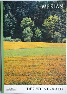 MERIAN 09/1966 Der Wienerwald Magazin Zeitschrift Reise Kultur Geschichte 09/19