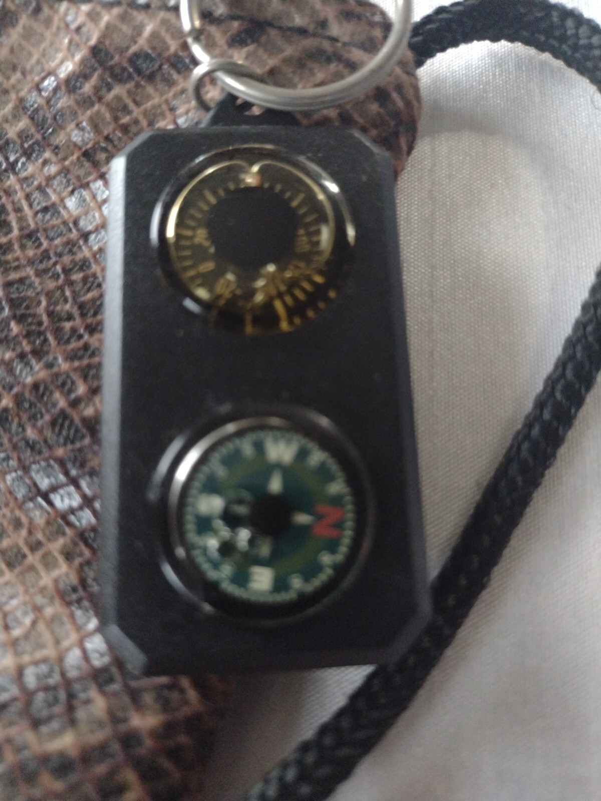 Vintage Python Snake Skin/ Leather Small Crossbod… - image 4