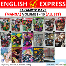 Sakamoto Days Manga English Version by Yuto Suzuki Volume 1-16 All Set New