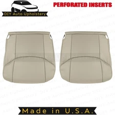 2005-2012 FOR TOYOTA AVALON DRIVER-PASSENGER BOTTOMS LEATHER PERFORATED TAN