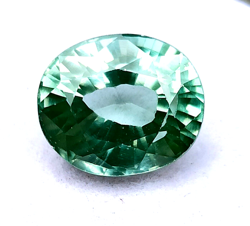 Saphir Naturel Du Montana – Certifié GIR – Vert‑bleu – 10 Mm Rond – 6 Carats – Neuf