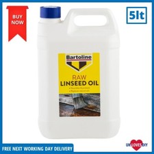 Raw Linseed Oil Bartoline Restores the Natural Sheen Nourish and Protect 5lt